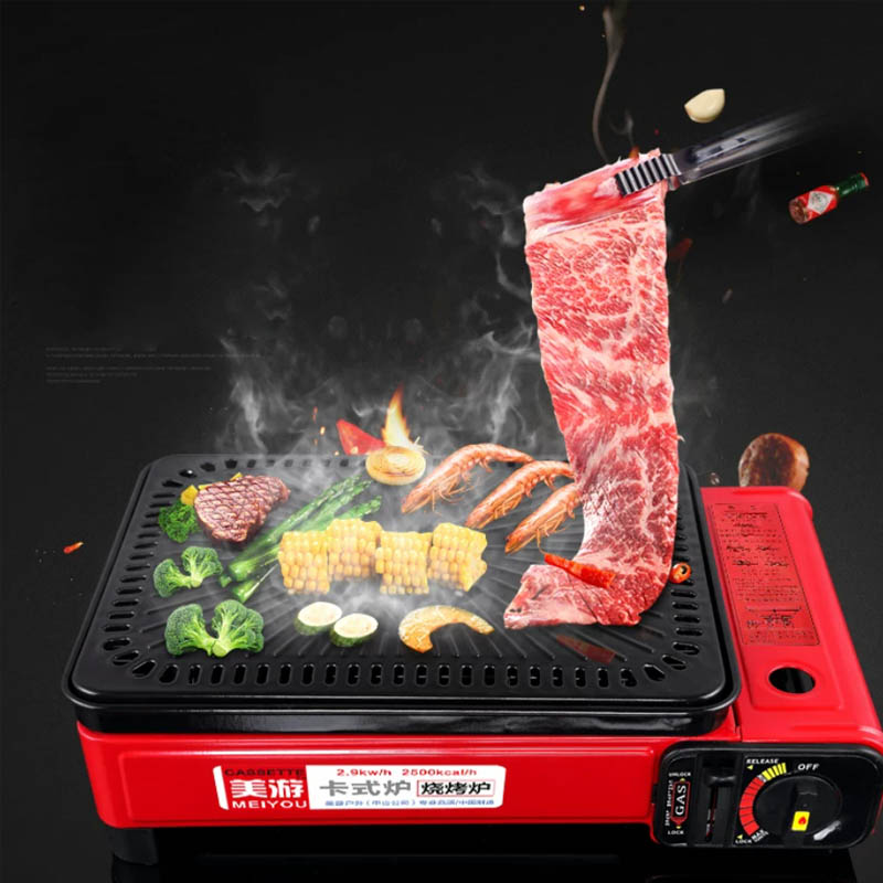 เตาบาร์บีคิวแก๊สพกพาแบบเกาหลี  - Korean Bbq Grill บทวิจารณ์และราคา