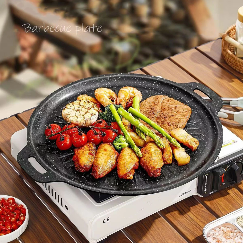กระทะย่างบาร์บีคิวกลางแจ้งขนาด - Korean Bbq Grill บทวิจารณ์และราคา
