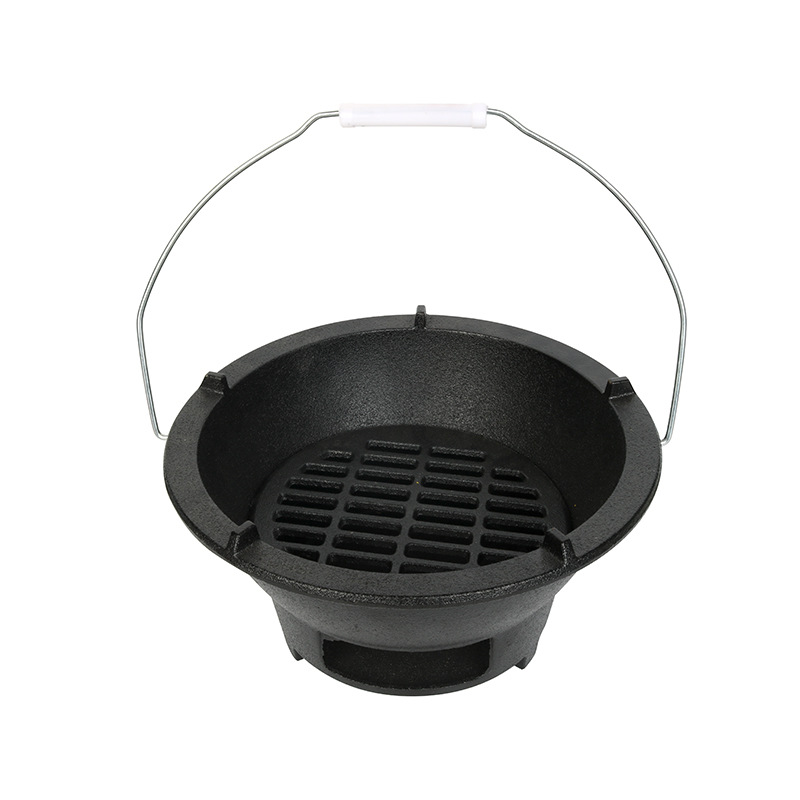 เตาฮิบาชิเหล็กหล่อแบบพกพา เตาบ - Korean Bbq Grill บทวิจารณ์และราคา