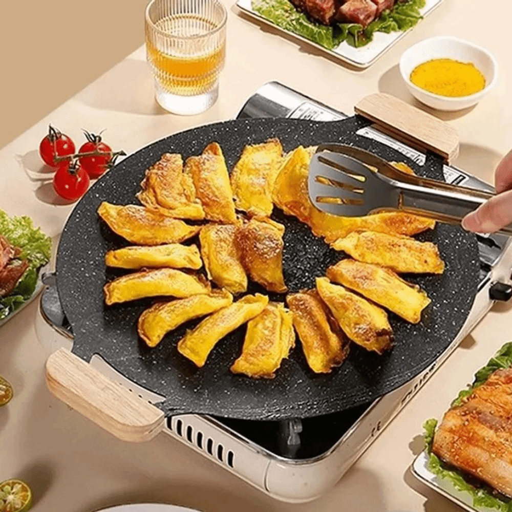 กระทะปิ้งย่างบาร์บีคิวเกาหลี ข - Korean Bbq Grill บทวิจารณ์และราคา