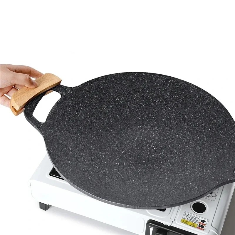 กระทะย่างทรงกลมแบบไม่ติดกระทะส - Korean Bbq Grill บทวิจารณ์และราคา